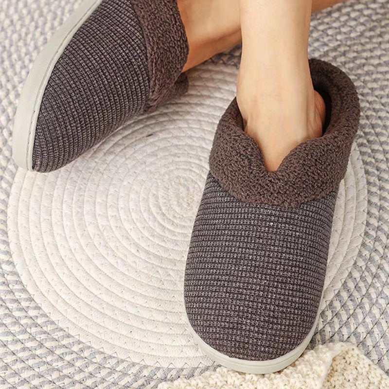 Women Slippers Soft Non-Slip Flat Home Cotton Shoes