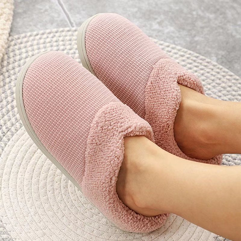 Women Slippers Soft Non-Slip Flat Home Cotton Shoes